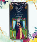 1 Day To Go Wedding Invitation Video | Romantic Caricature Countdown E-Invite | IM-2083