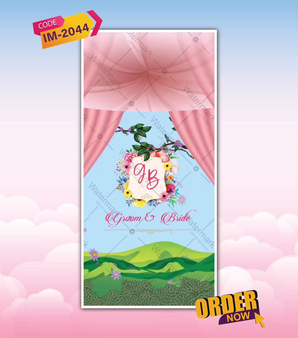 10 Days To Go Wedding Invite Video | Traditional Caricature Countdown E-Invite | IM-2044