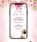 1st Birthday Invitation Card | Baby Girl Birthday E-Invite | IM-2795